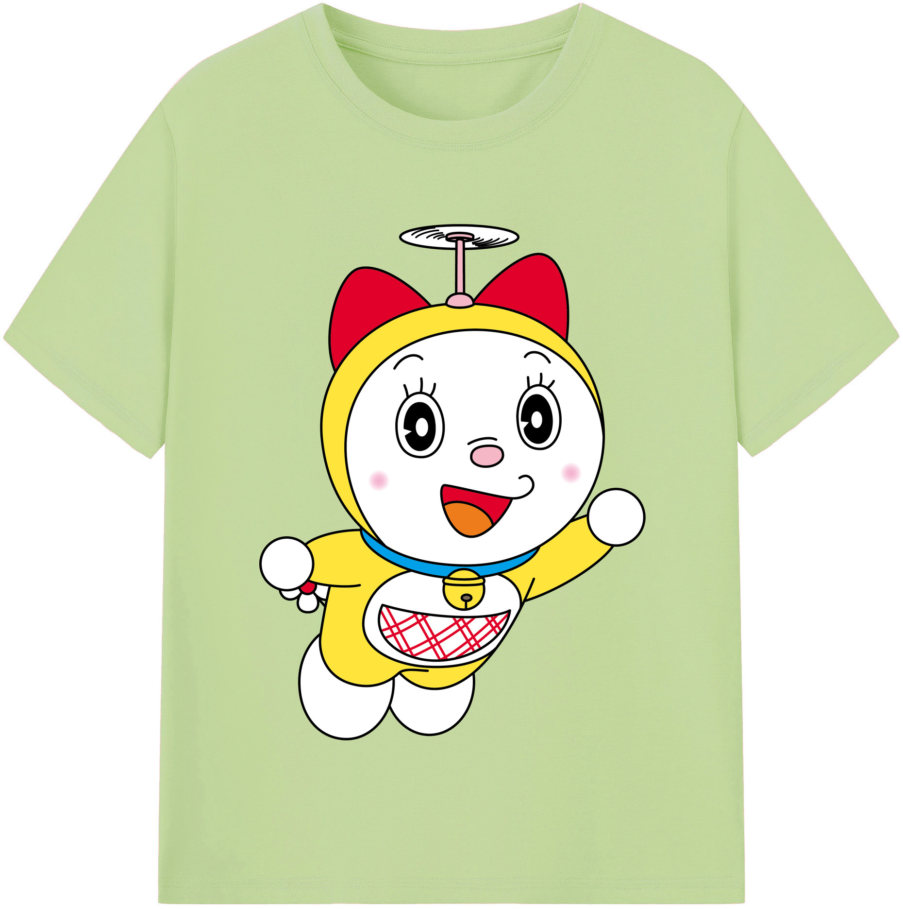 （画像用） ドラえもん ドラミ Doraemon Dorami 綿100％半袖Tシャツ（フロントプリント）